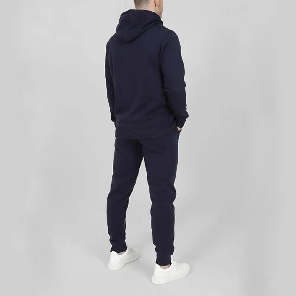 Men Tracksuit Color Block Spring - Image 4