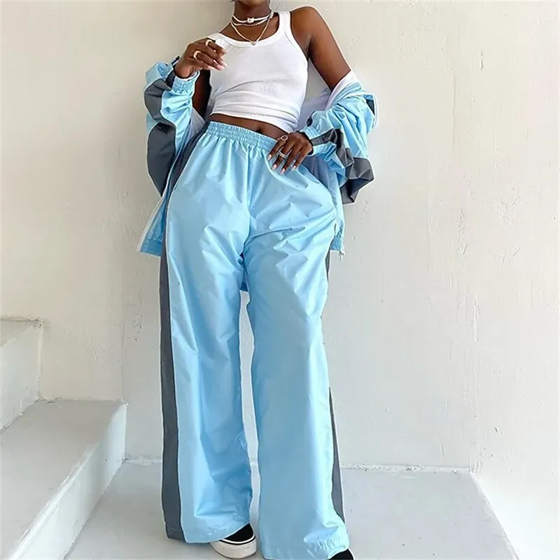 Women Tracksuit Color Block Thermal - Image 3