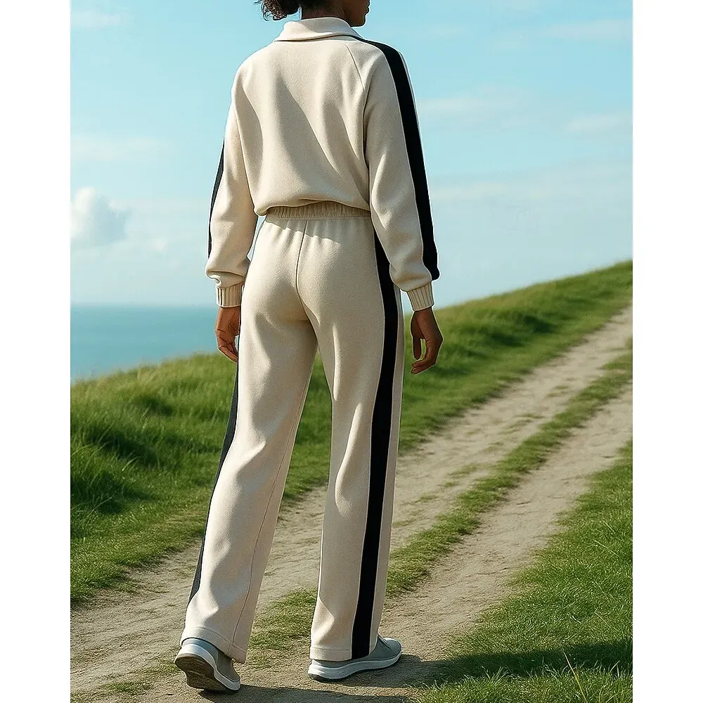 Women's Tracksuit Sweatpants Track Pants Spring Drawstring Pocket - Image 2