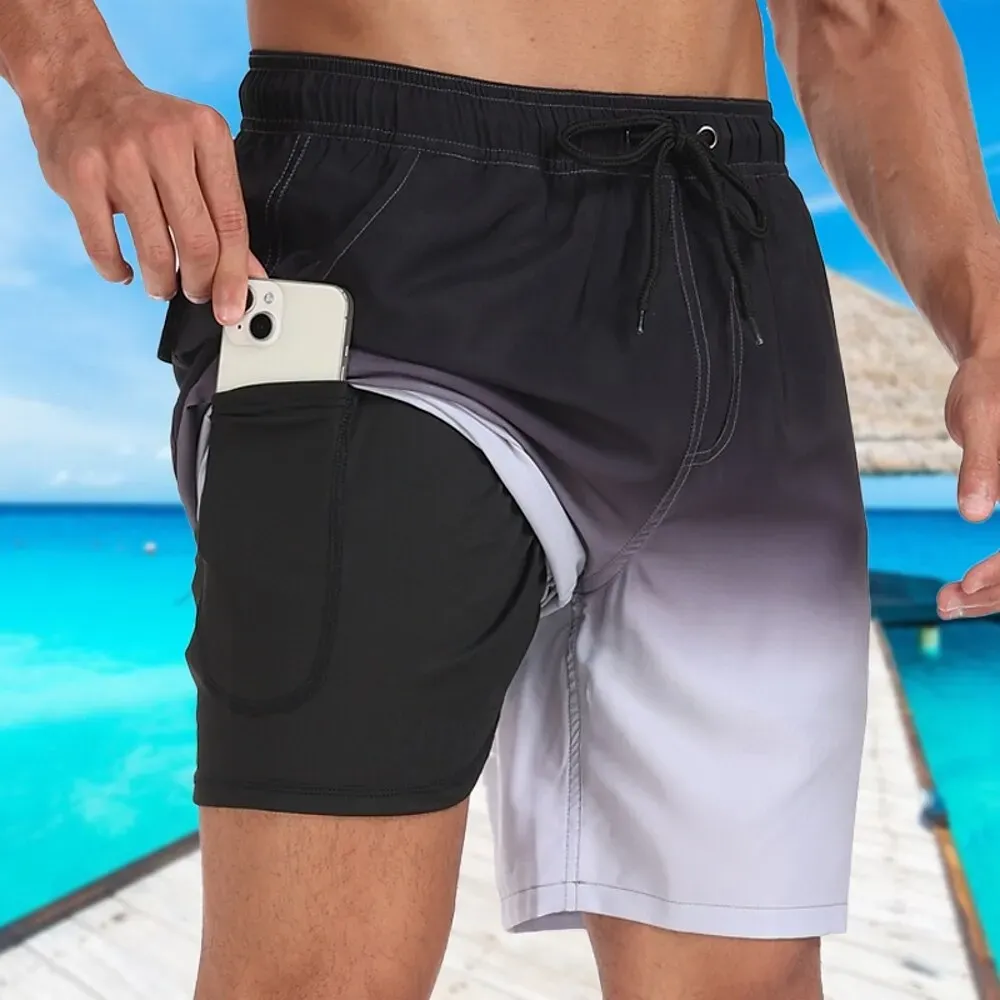 Men's Swim Trunks Swim Shorts Board Shorts Pocket - Image 7