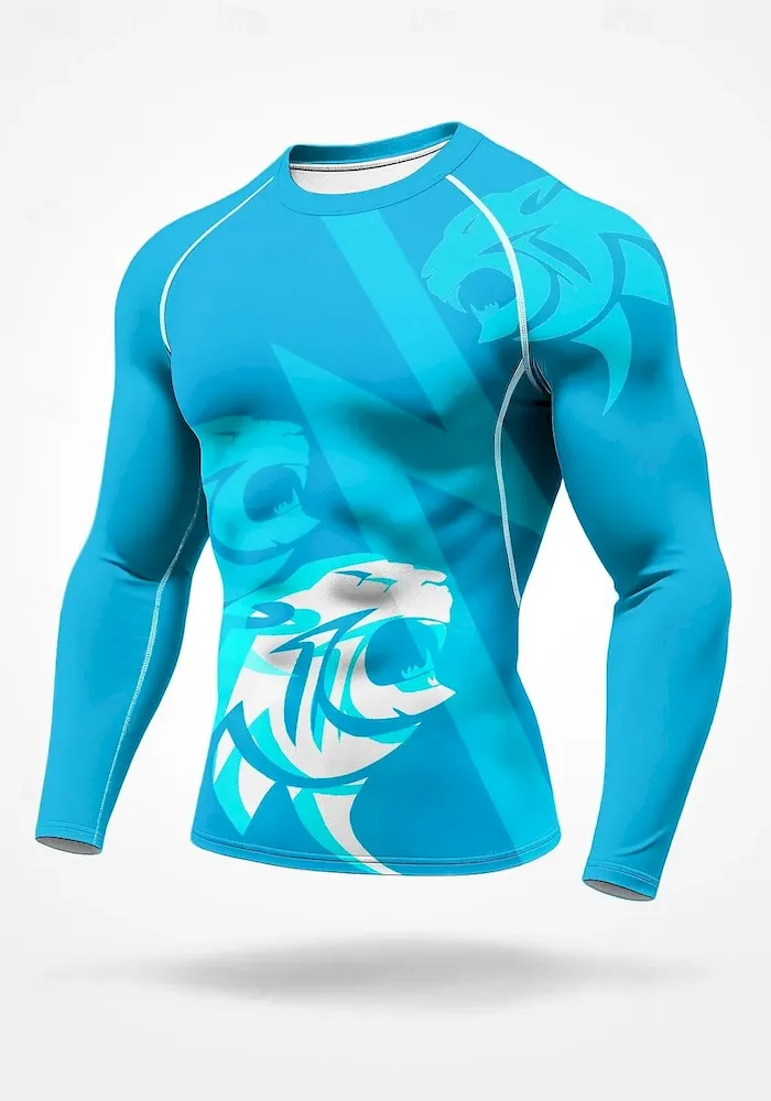 Unisex Running Shirt Geometric UPF 50