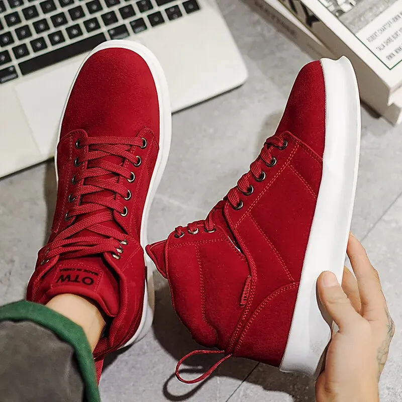 Men's Sneakers Boots High Top Sneakers Sporty Casual - Image 6