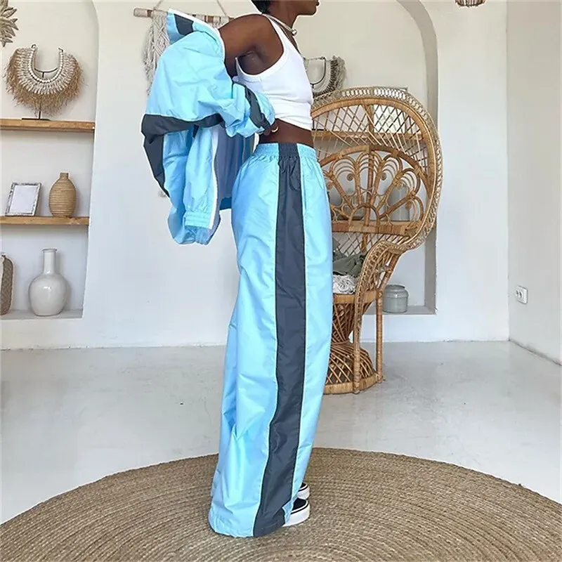 Women Tracksuit Color Block Thermal - Image 5