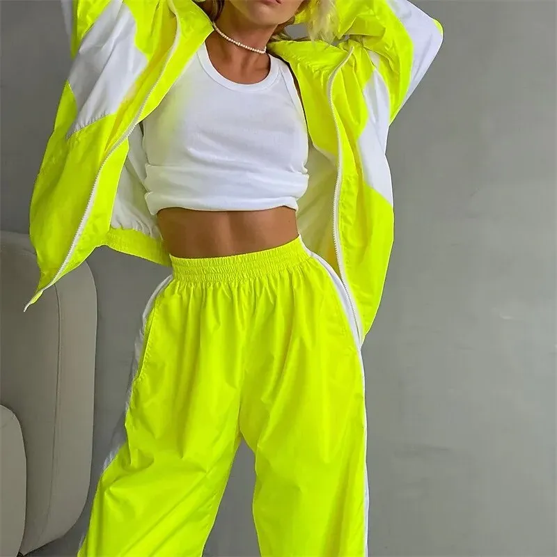 Women Tracksuit Color Block Thermal - Image 6
