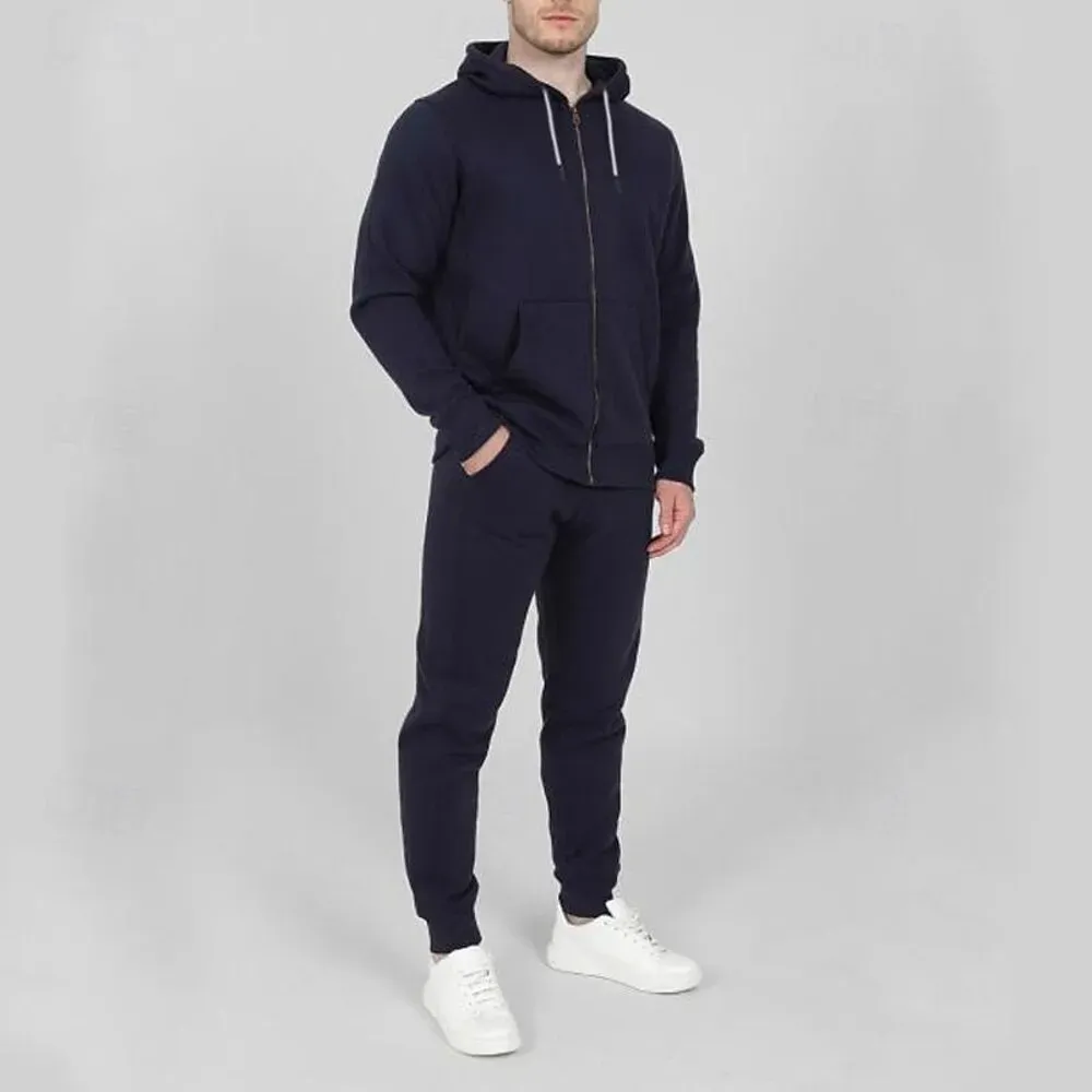 Men Tracksuit Color Block Spring - Image 3