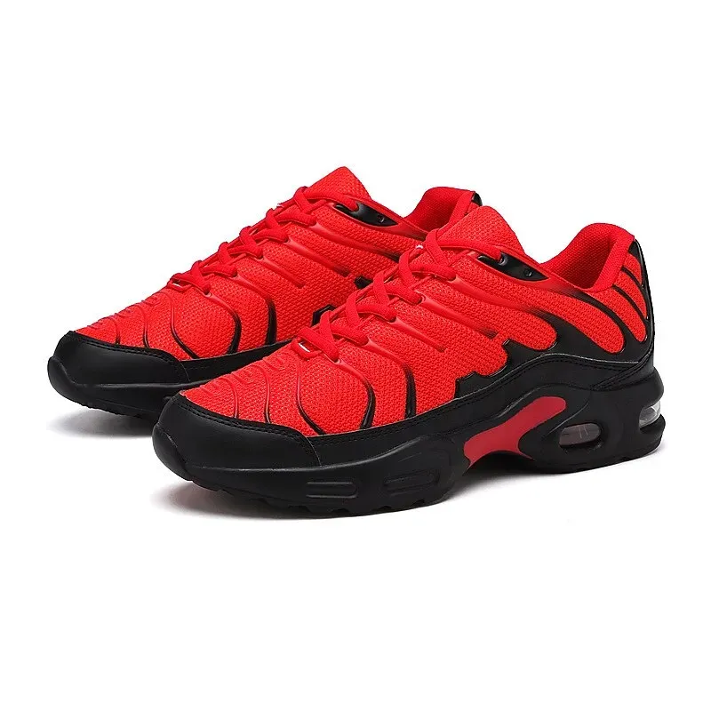 Men's Red Air-Cushion Running Sneakers - Image 2