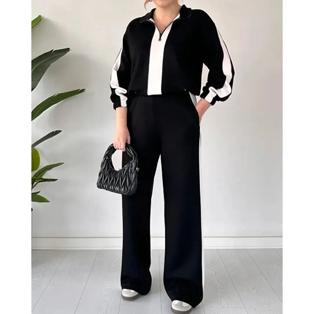 Women's Tracksuit Sweatpants Track Pants Spring Drawstring Pocket - Image 4