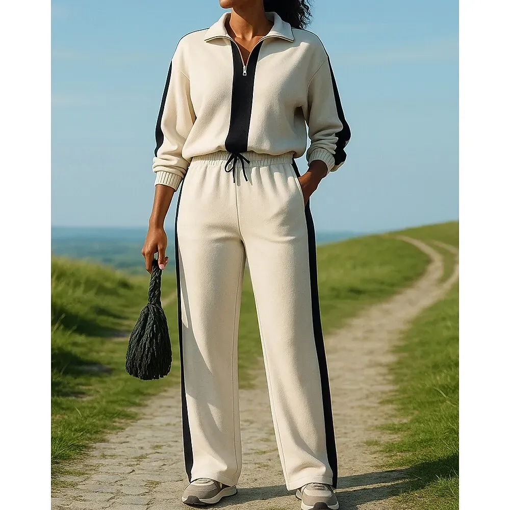 Women's Tracksuit Sweatpants Track Pants Spring Drawstring Pocket