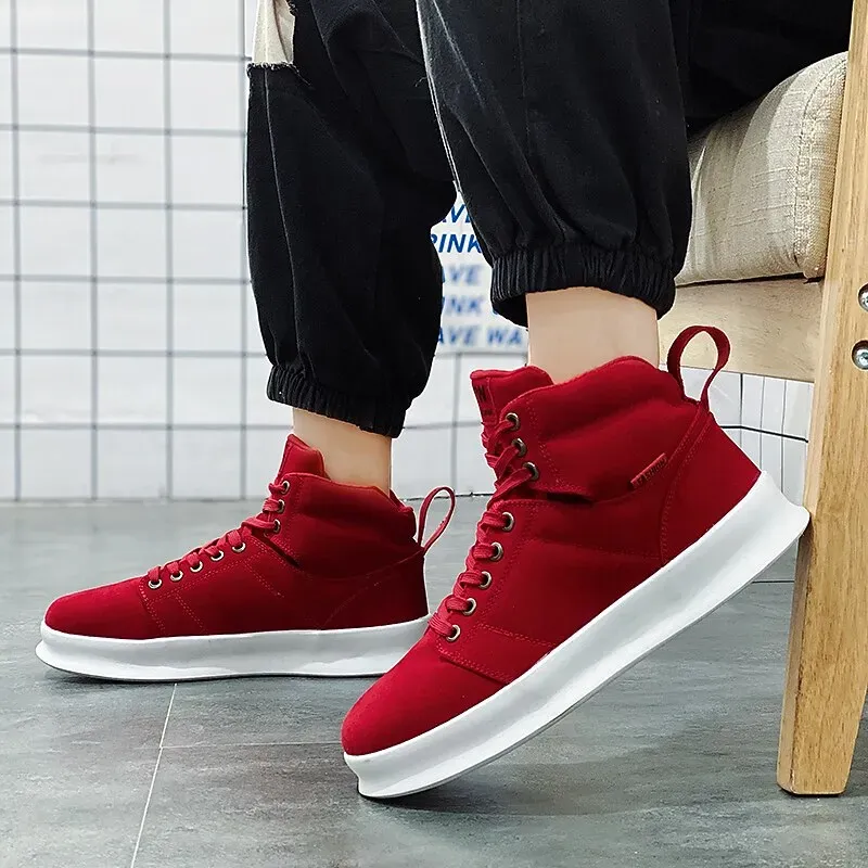 Men's Sneakers Boots High Top Sneakers Sporty Casual - Image 8