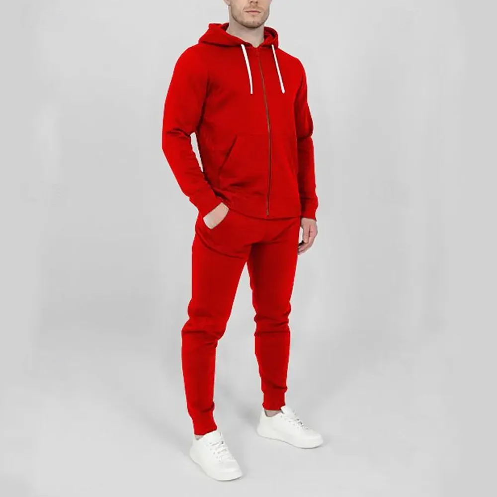 Men Tracksuit Color Block Spring
