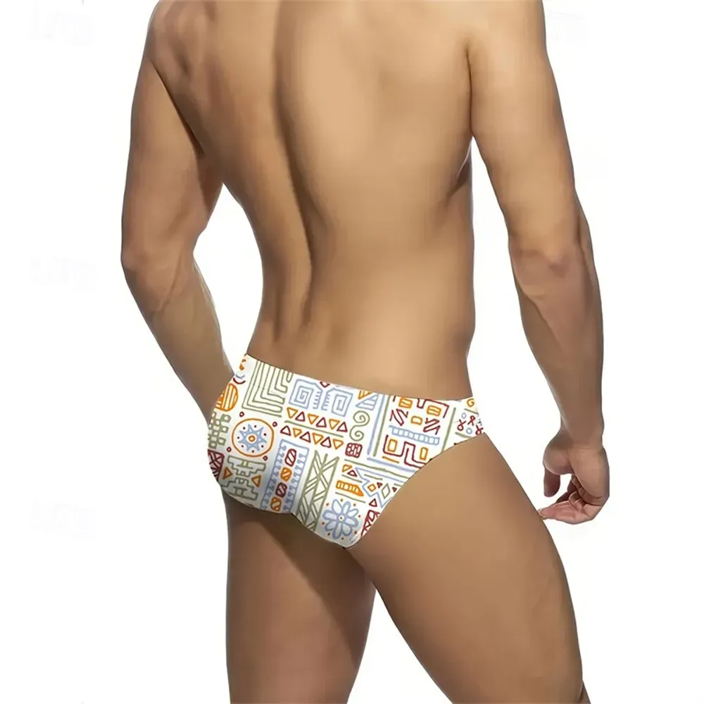 Men's Swim Trunks Swim Shorts Swimwear Bottoms Drawstring - Image 2