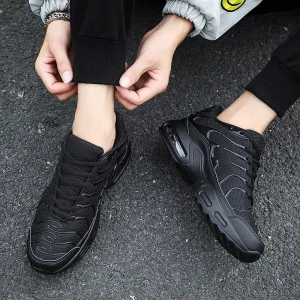 Men's Red Air-Cushion Running Sneakers