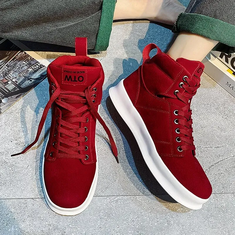 Men's Sneakers Boots High Top Sneakers Sporty Casual - Image 7