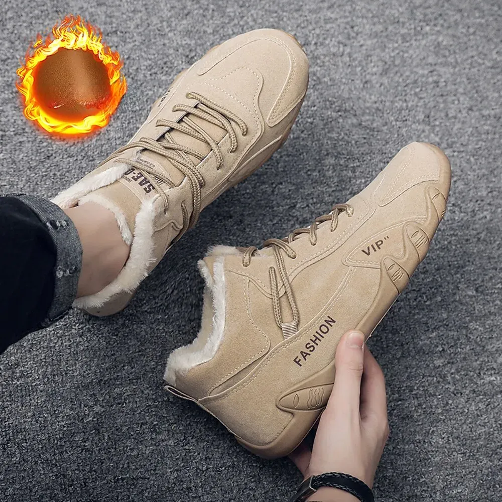 Men's Warm Winter High-Top Sneakers - Image 3
