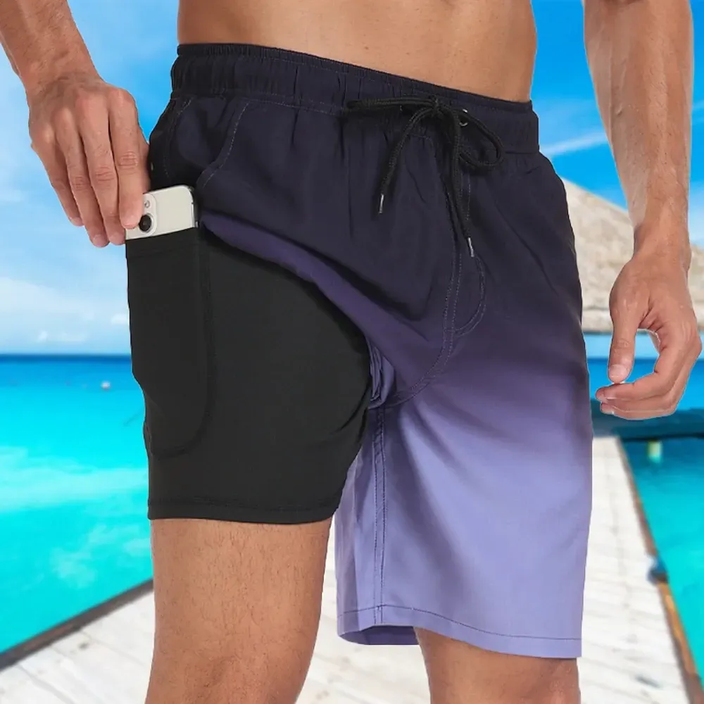 Men's Swim Trunks Swim Shorts Board Shorts Pocket - Image 6